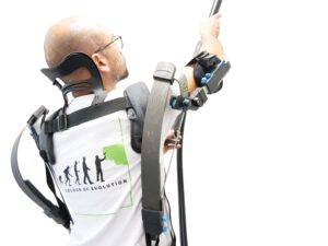 Exoesqueleto industriais - Trabalhar com armas no ar IP12 - Modelo Skelex GOBIO