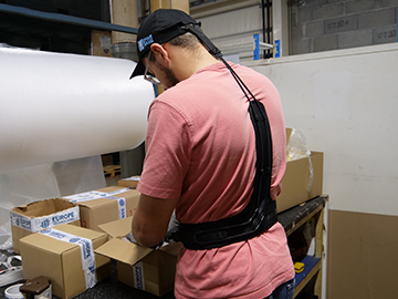 Photo-de-l'exosquelette-IP10-en-situation-packaging